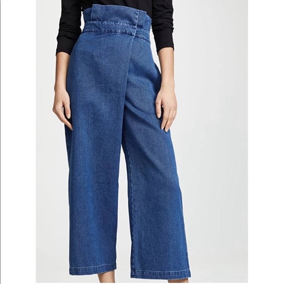 Mara Hoffman Denim - Mara Hoffman NIKKO wrap front jeans